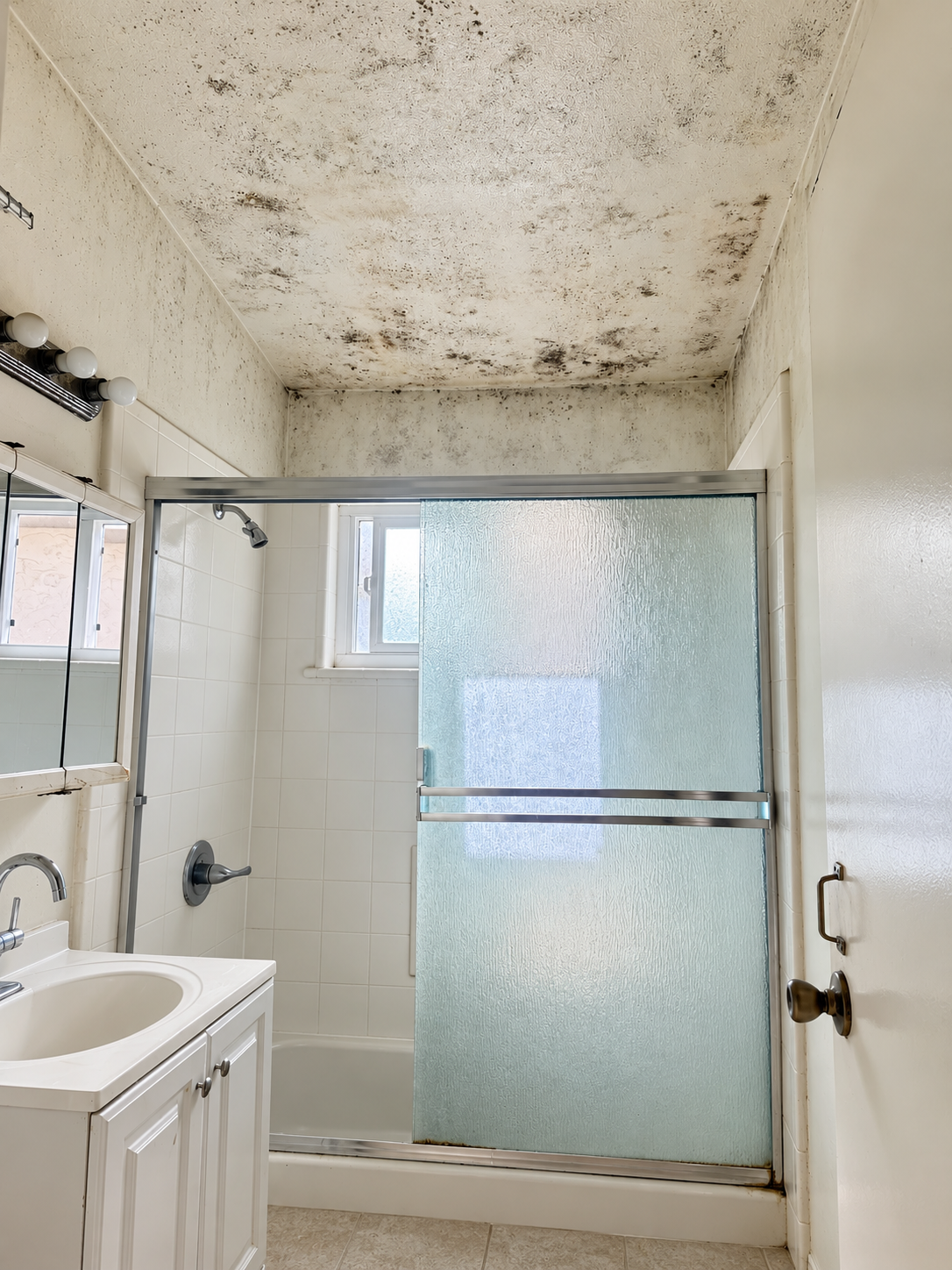 Bathroom before painting